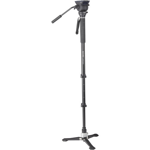 تک-پایه-لیبک-Libec-Hands-Free-Monopod-Kit-with-TH-X-Pan-and-Tilt-Video-Head-and-Bowl-Clamp